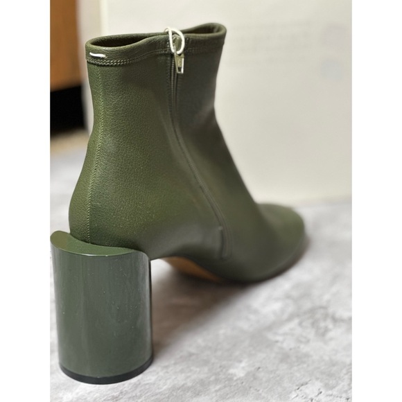 Maison Margiela off-center stacked heel ankle boot 41 - Picture 2 of 12